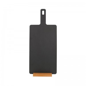 Wood Fiber Epicurean Pizza Cutting Board opvaskemaskine sikker varmebestandig miljøvenlig juice rille hakkende bord med håndtag