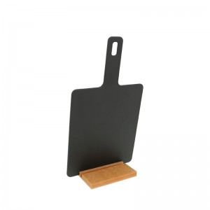 Wood Fiber Epicurean Pizza Cutting Board opvaskemaskine sikker varmebestandig miljøvenlig juice rillehuggebræt med håndtag mindre model